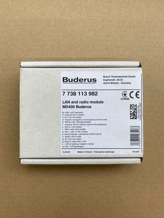 Buderus MX400 moduł internetowy
