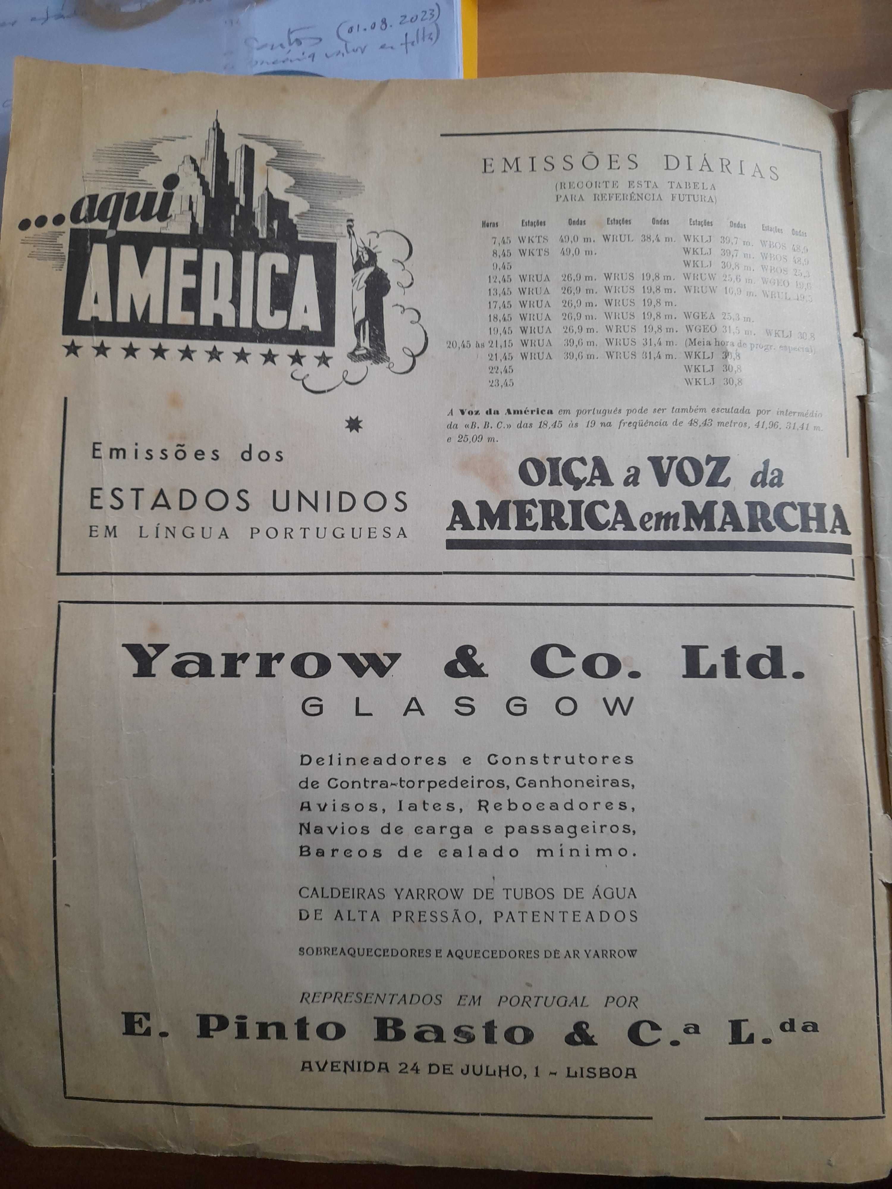 Revista de Marinha - nº 207 - Novembro 1943 (quase 80 anos!)