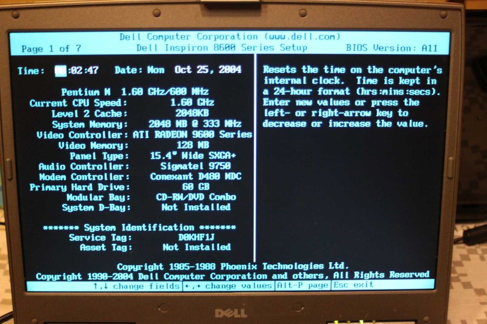 Laptop Dell PP02X - sprawny