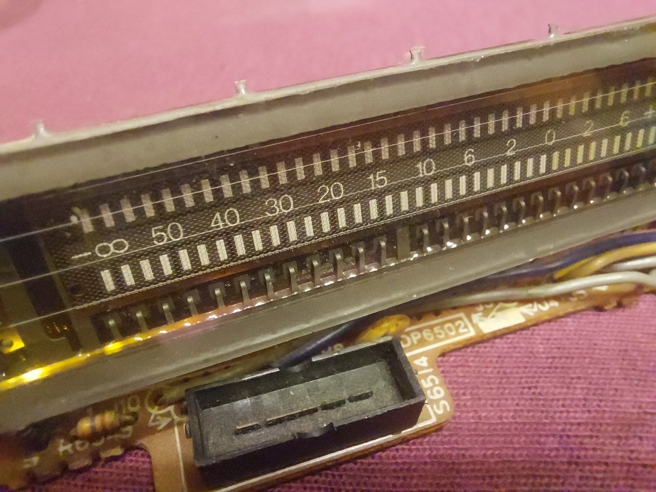 VU meter VFD, japoński, śliczny, retro