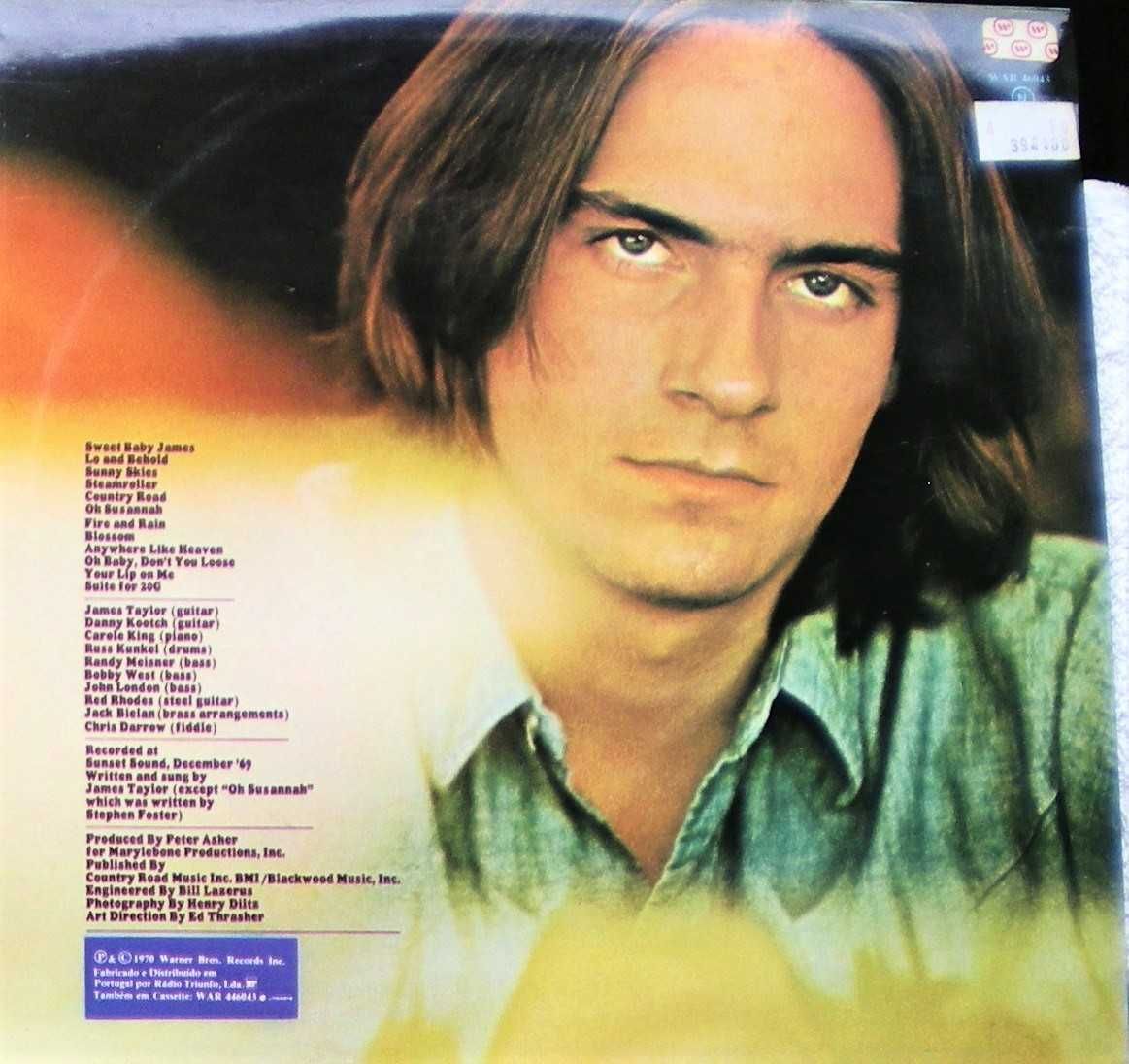 James Taylor - Sweet Baby James (1970) LP Vinil