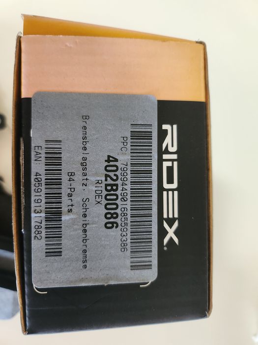 Pastilhas de travão dianteiras para Smart Foufour.(descrição abaixo).)