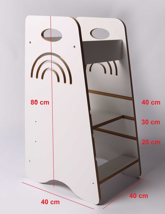 Learning Tower Montessori | Drewniany pomocnik kuchenny dla malucha