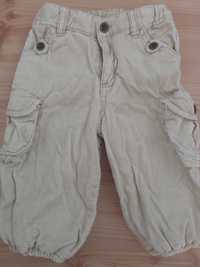 Sztruksowe spodnie niemowlęce r 74 L.O.G.G.
