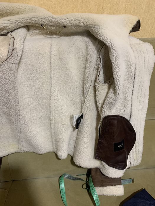 Дубленка - пілотік  натуральне хутро