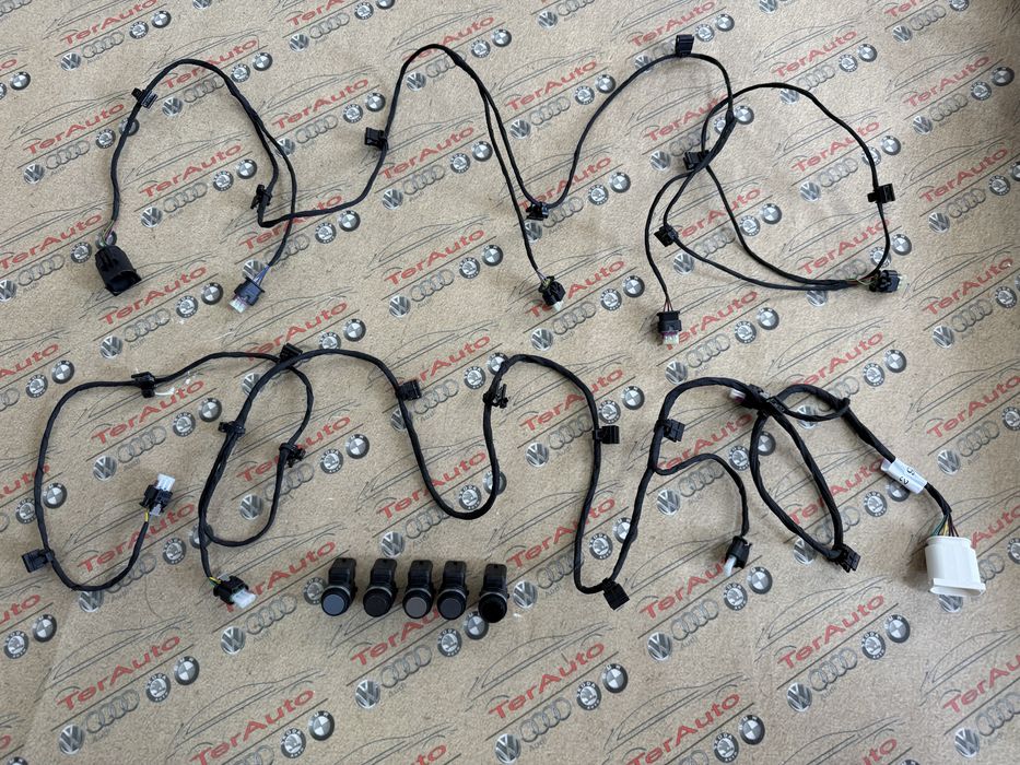 Проводка переднього бампера парктроника BMW F10 рест дорест парктронік