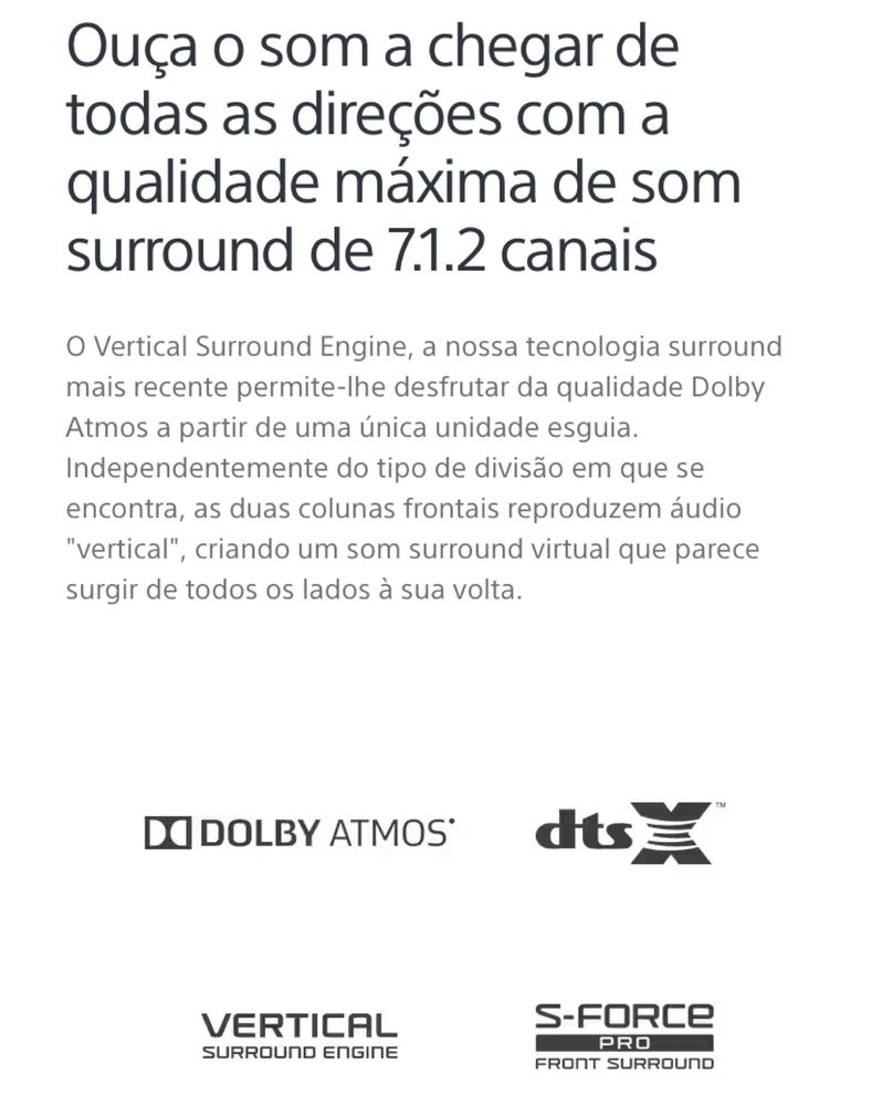 Barra de som Sony HT-XF9000