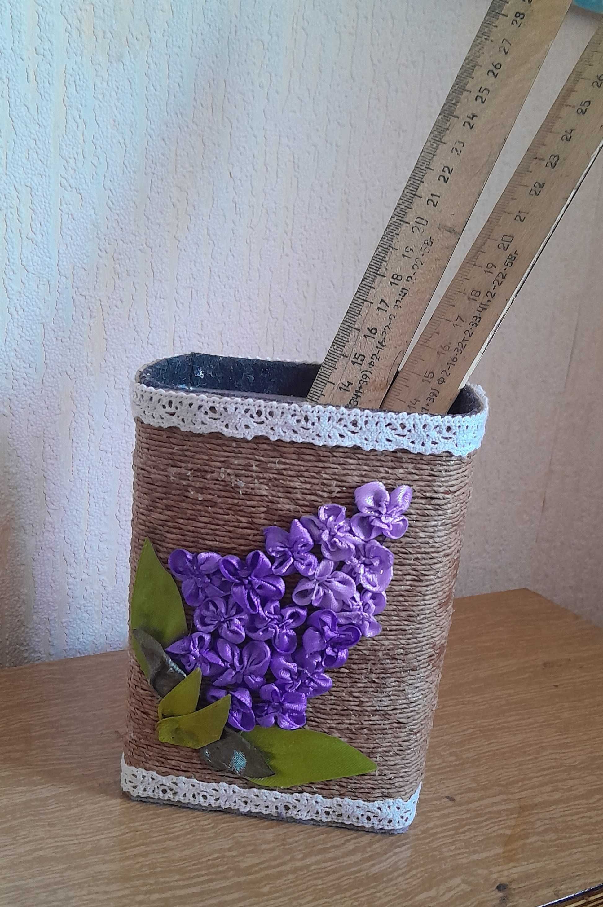 Органайзер. Карандашница. Ручная работа.