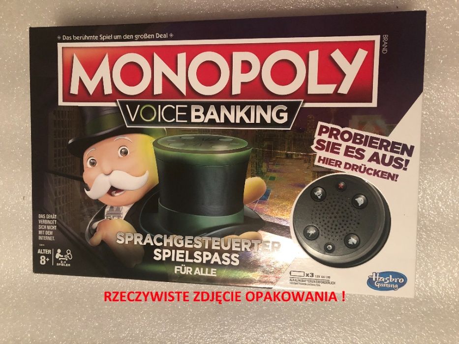HASBRO E4816GC2 Monopoly Voice Banking j. niem.