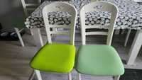 Stół + 4 krzesła 140×90wysokość 76cm.