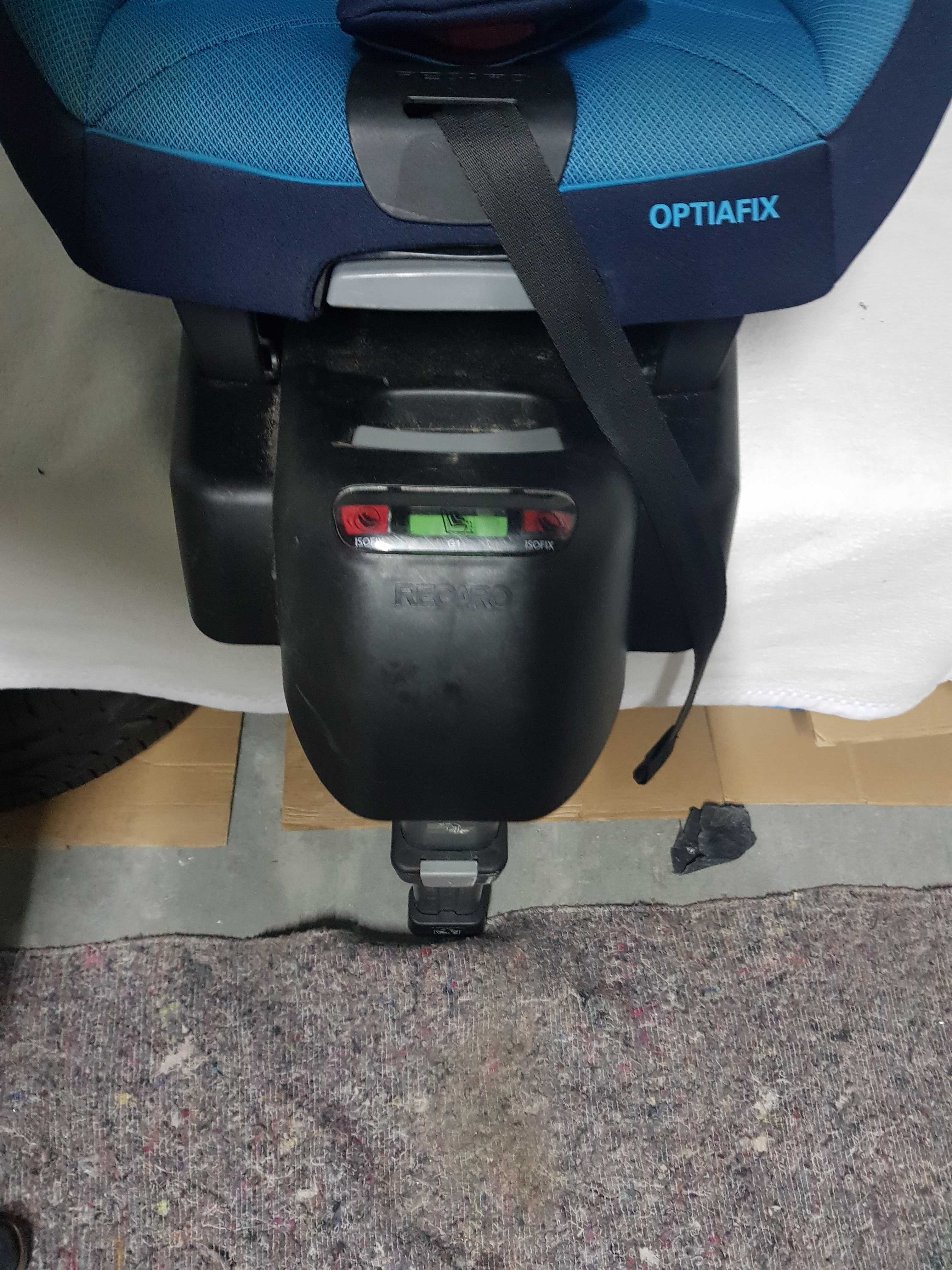 Cadeira Auto Recaro Optiafix(com isofix) Azul