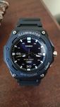Casio MW-620H Face Azul Illuminator - Novo e Original