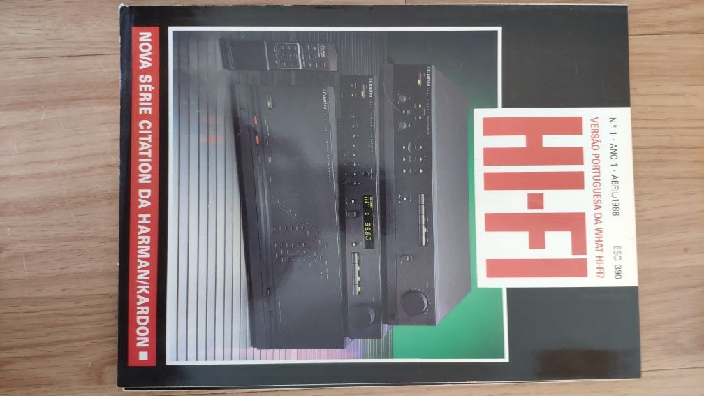Revistas hifi e vídeo anos 80