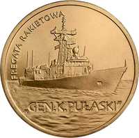 2zł Polskie okręty – Fregata rakietowa „Gen. K. Pułaski”