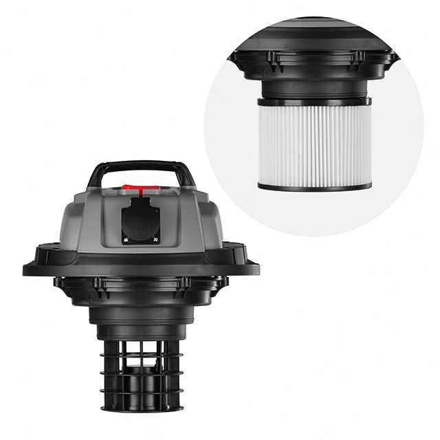 Пилосос будівельний 1,4 кВт, бак 30 л, шланг 3 м. INTERTOOL DT-1030.