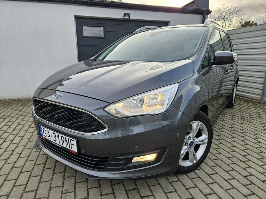 Ford Grand C-MAX 1.5 TDCi 120KM doinwestowany BEZWYPADEK 7 osób BDB WYPOSAŻENIE