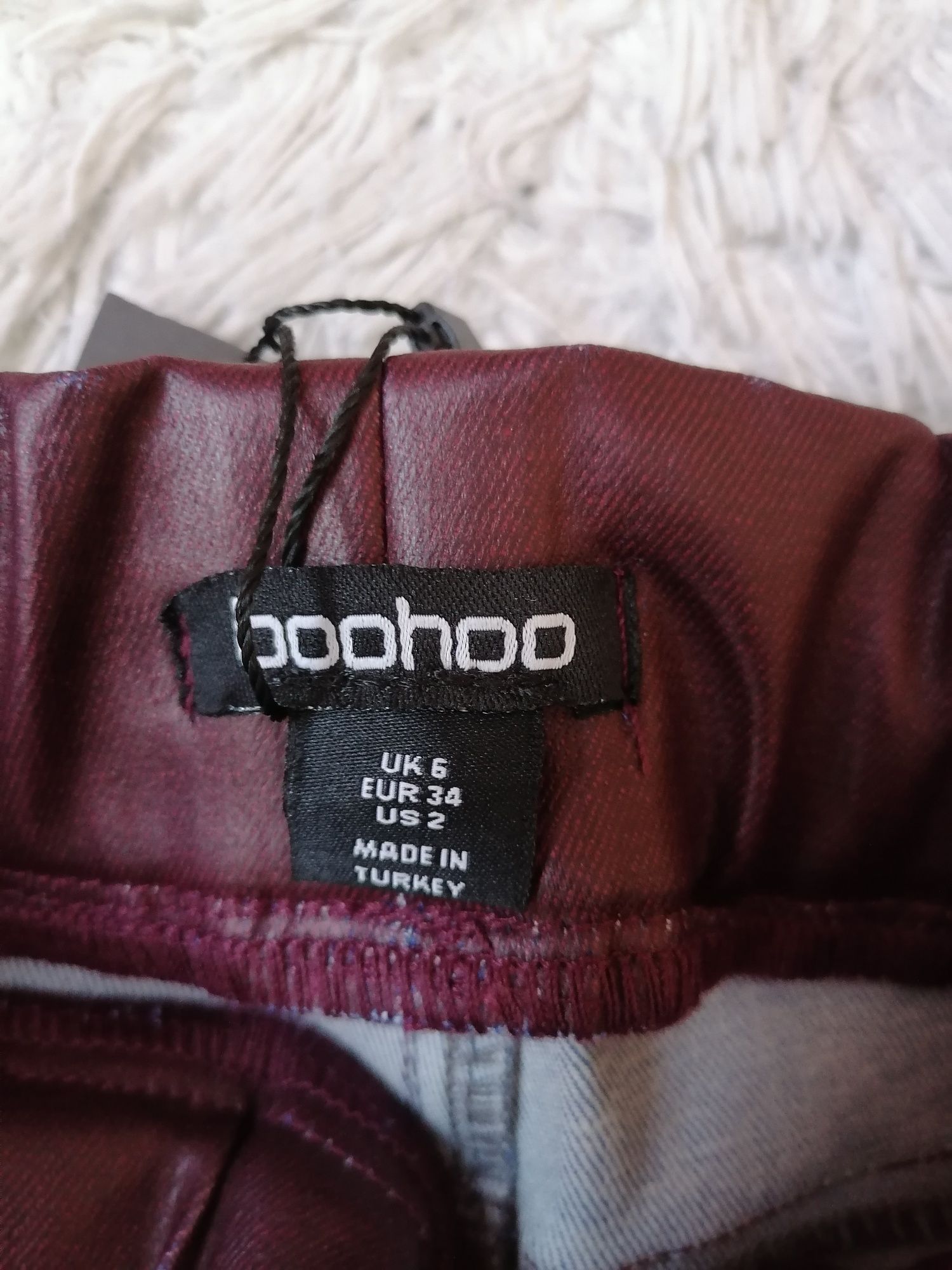Boohoo rurki woskowane 34