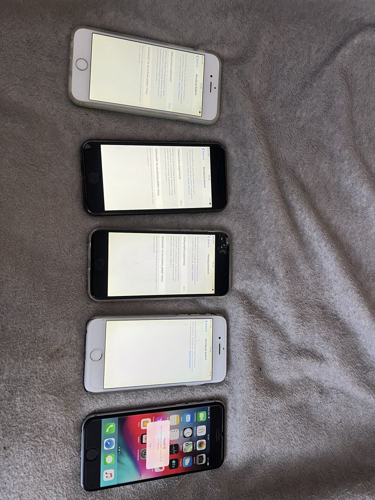 12 telefonów smartfon apple iphone 5 5s 6 7 zestaw
