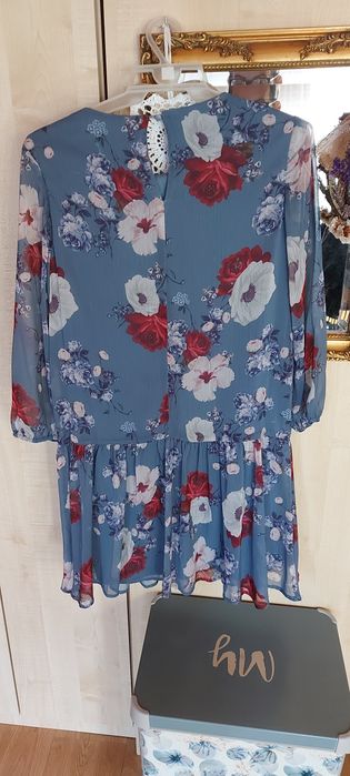 Nowa sukienka mohito xs s kwiaty oversize
