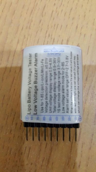 Lipo sensor medidor tensão bateria LIPO