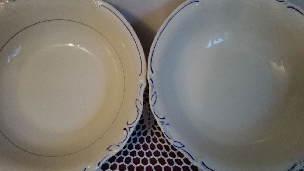 Salaterki, miski 25cm stara porcelana Tułowice