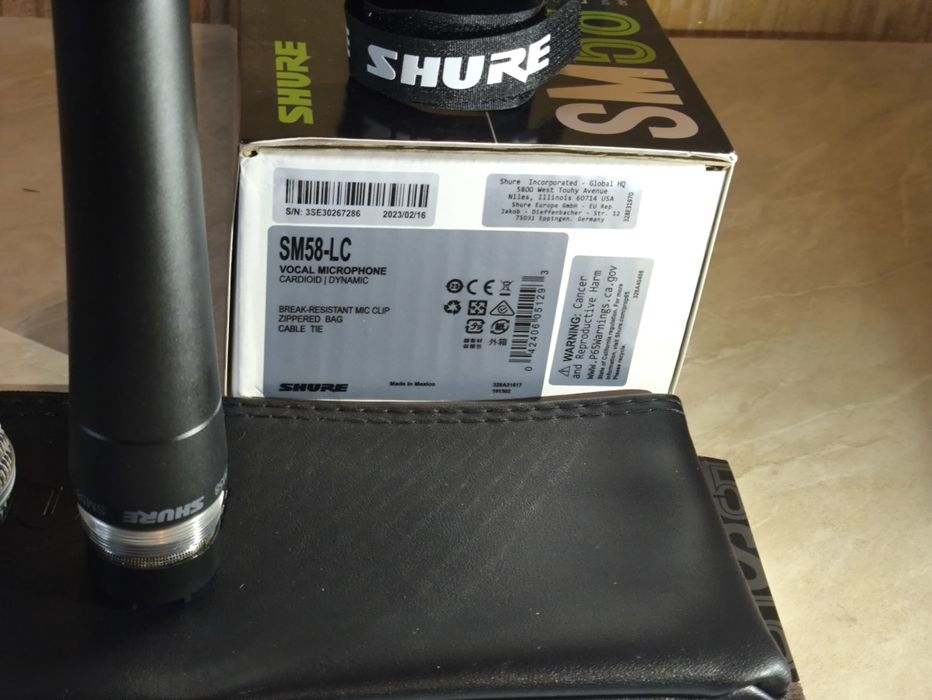 Продам мікрофон Shure SM58-LCE.
