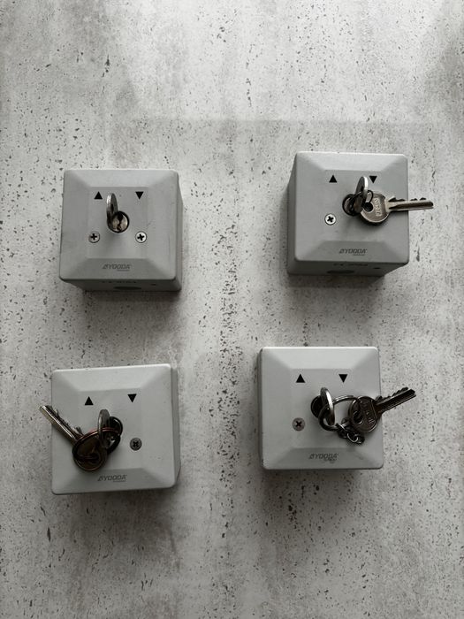 Przełącznk kluczykowy do rolet