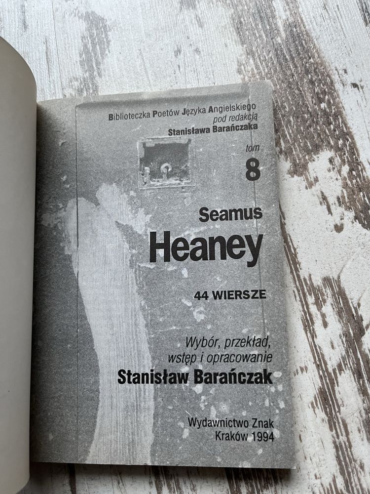 Seamus Heaney - 44 wiersze (Barańczak)