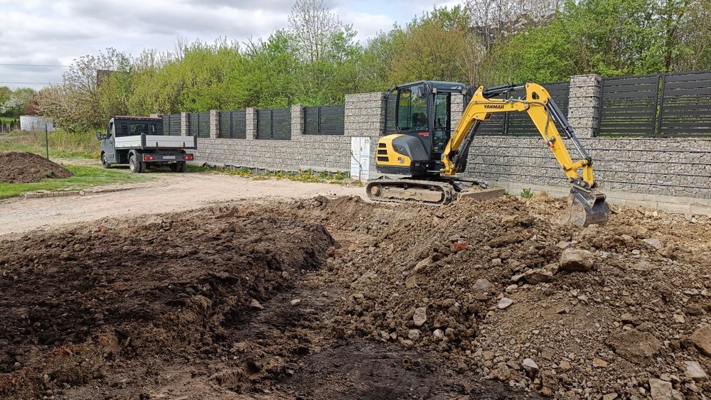 Usługi minikoparka , koparka ,utwardzenie terenu, brukarstwo