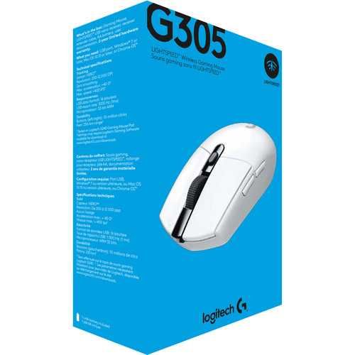 Бездротова мишка Logitech G305 Lightspeed Wireless White / Black