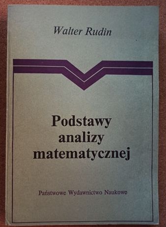 Podr. akademicki: "Podstawy analizy matematycznej" W. Rudin