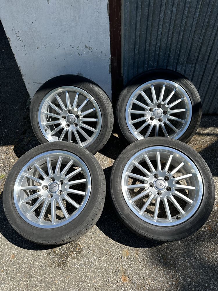 Audi S2, S3, S4 5x112 ET47 koła z oponami