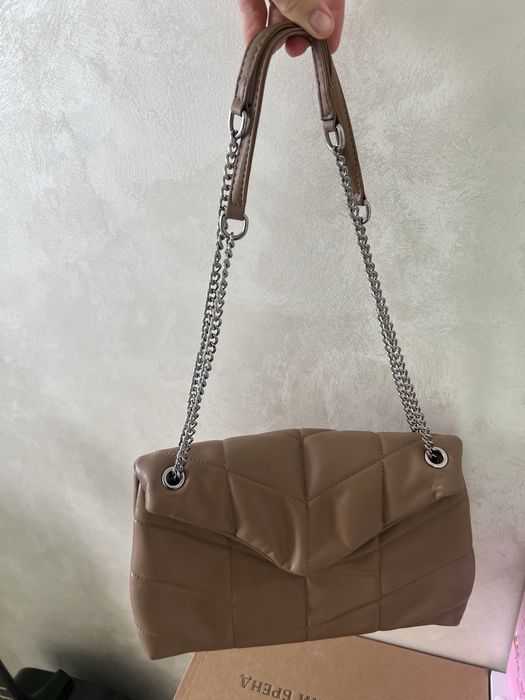 Сумка Бежева Шкіряна