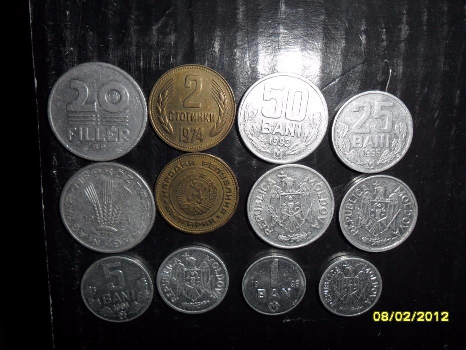 Монеты европейских государств.