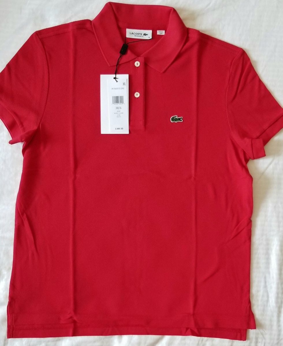 Lacoste поло женская футболка, р.38, оригинал