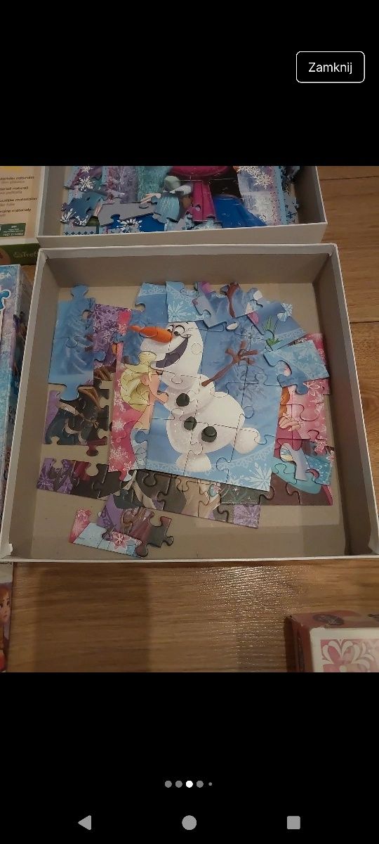 Puzzle dziewczynka 10 obrazków