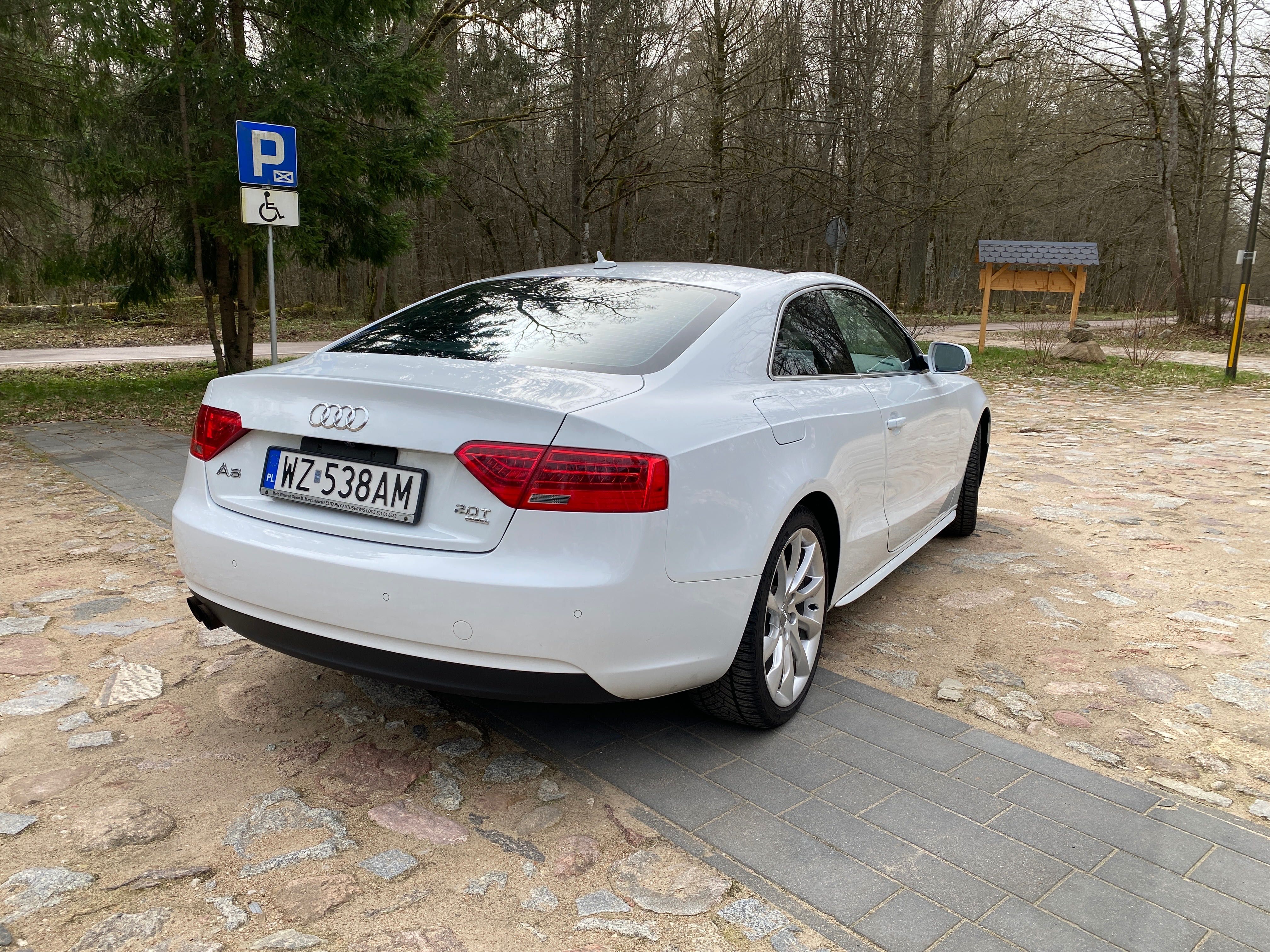 Piękne Audi A5 2.0 TFSI, quattro, Automat, Bang & Olufsen, bez wkładu