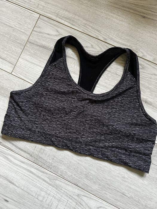 Nowy, miękki biustonosz sportowy, Domyos, roz. XL