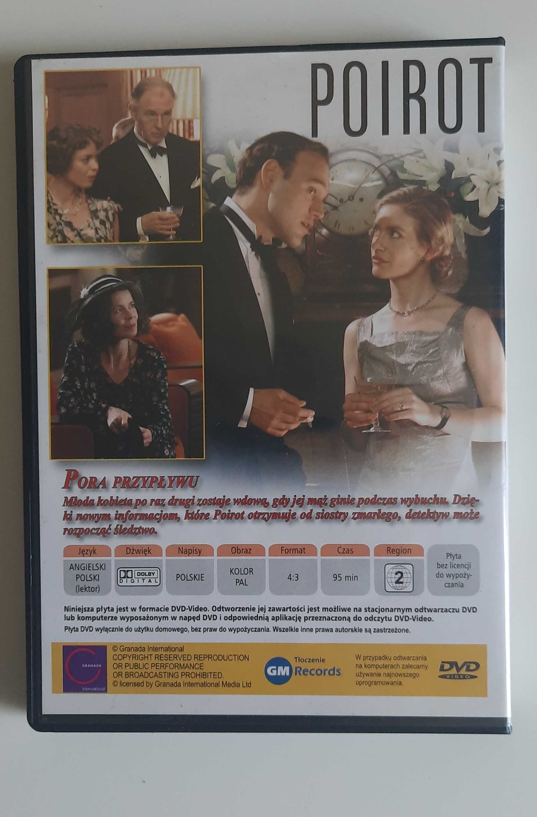 Poirot 25 "Pora przypływu" - film dvd