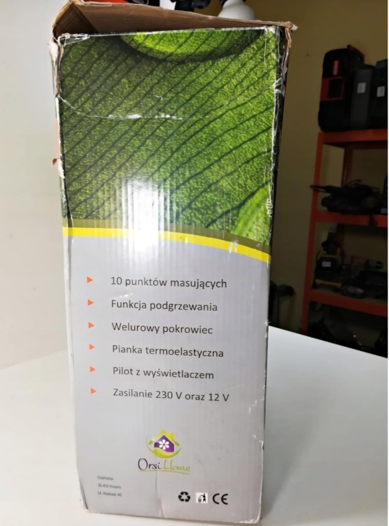Mata masującą do domu lub samochodu