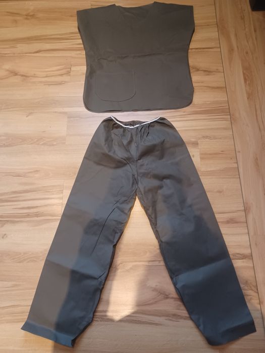 Odzież robocza jednorazowa 2 częściowa cienki materiał okazja !