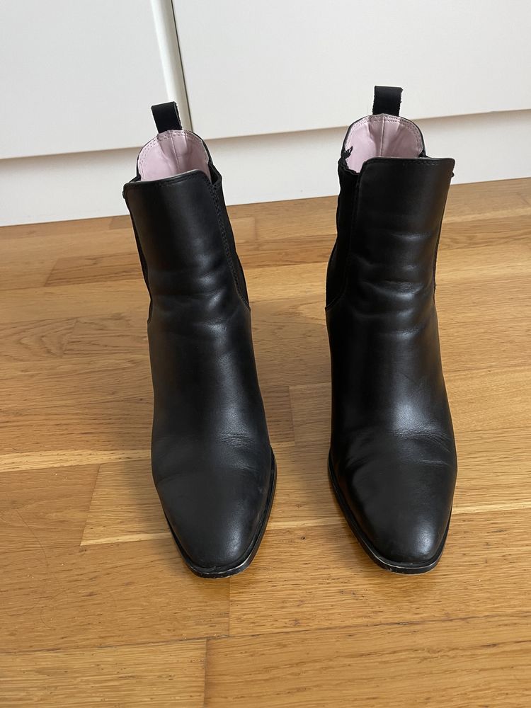 Botins Zara pretos 38