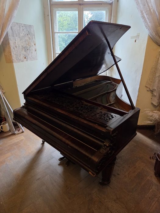 Fortepian pianino Instrument Irmler & Hofbauer Antyk 2x