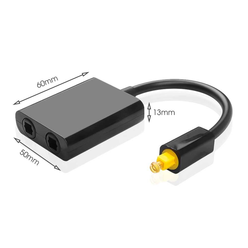 Оптичний кабель Toslink ATcom оптический сплиттер уголок SPDIF