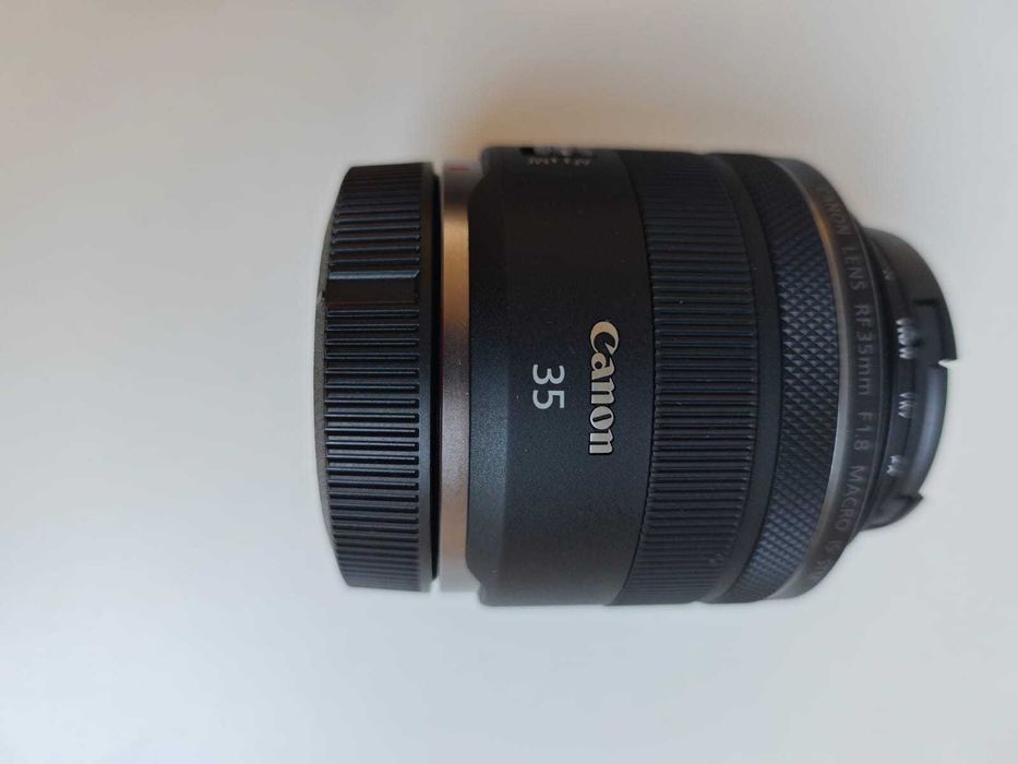 Canon Objectiva RF 35 mm F1.8 Macro IS STM ( como nova)