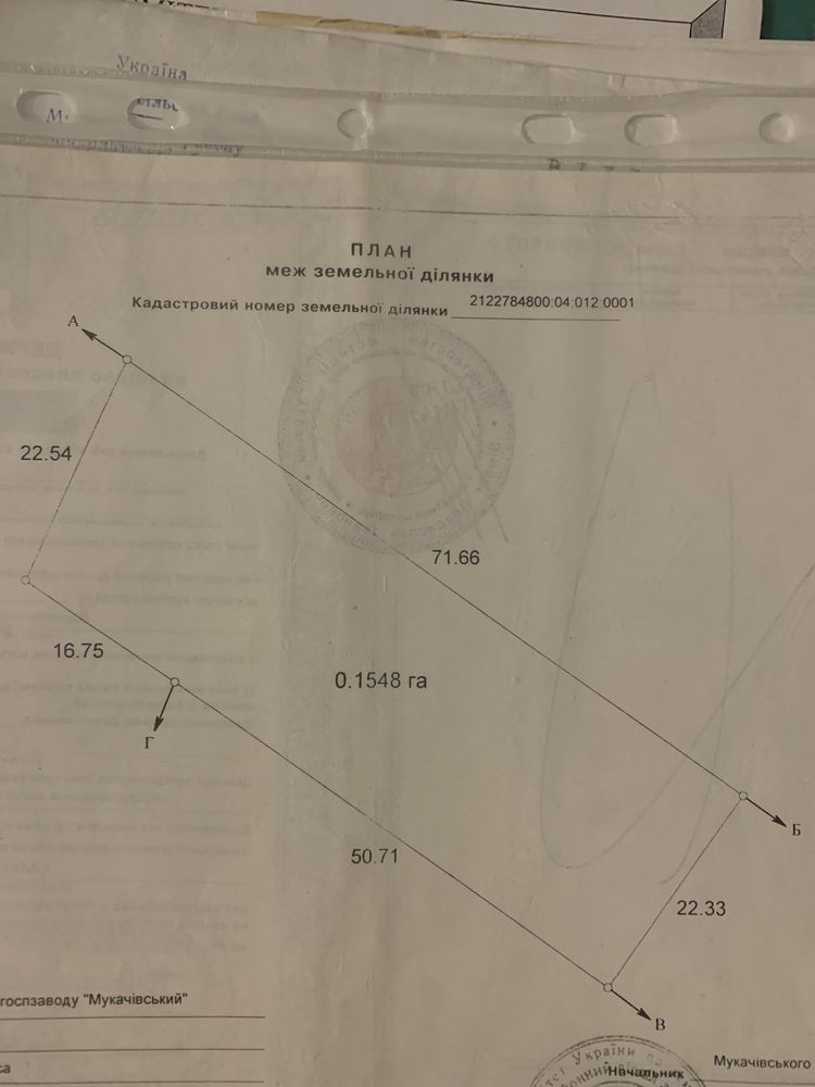 Продам земельну ділянку