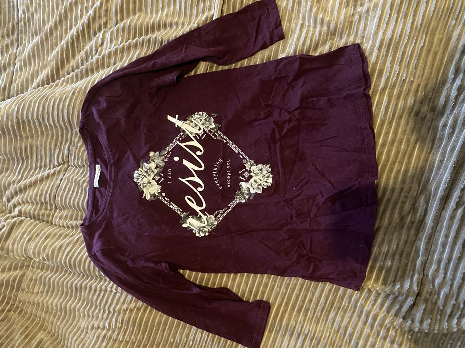 Camisola meia estação bordô