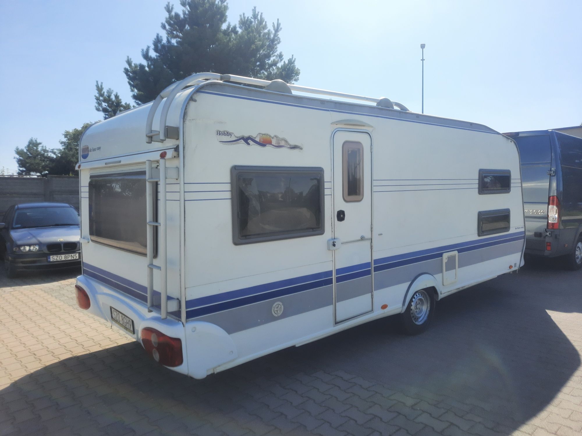 Przyczepa kempingowa kamper hobby wilk fendt de luxe easy 540 klima  2