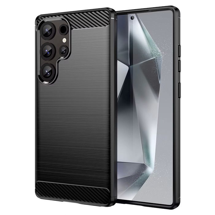 Futerał Carbon do Samsung Galaxy S25 Ultra czarny