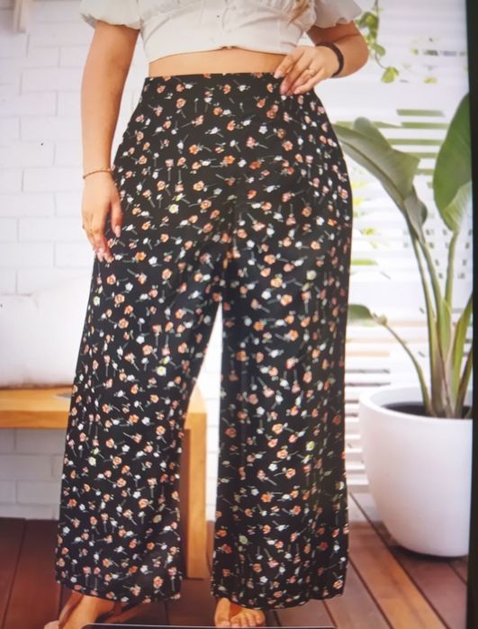 Жіночі широкі брюки, 5XL, великий розмір